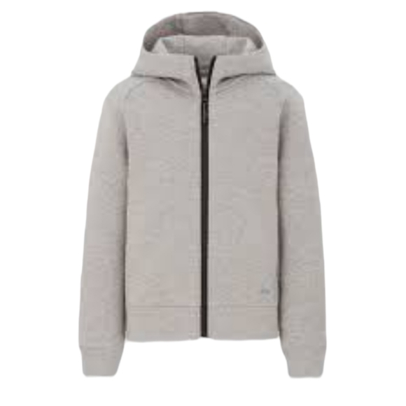 Uniqlo Other - Uniqlo Ultra Stretch Dry Sweat Long-Sleeve Full-Zip Hoodie in gray size 7/8